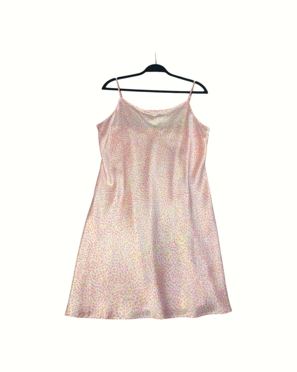 VTG. Talbots Women’s 14 Petite Pure Silk Multicolored Nightgown Nightie